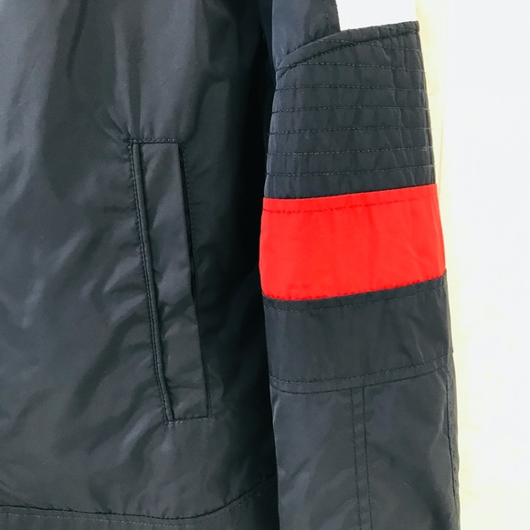 ANTONY MORATO {XS} Navy Blue Windbreaker with Nautical White & Red Detail - Picture 2 of 14